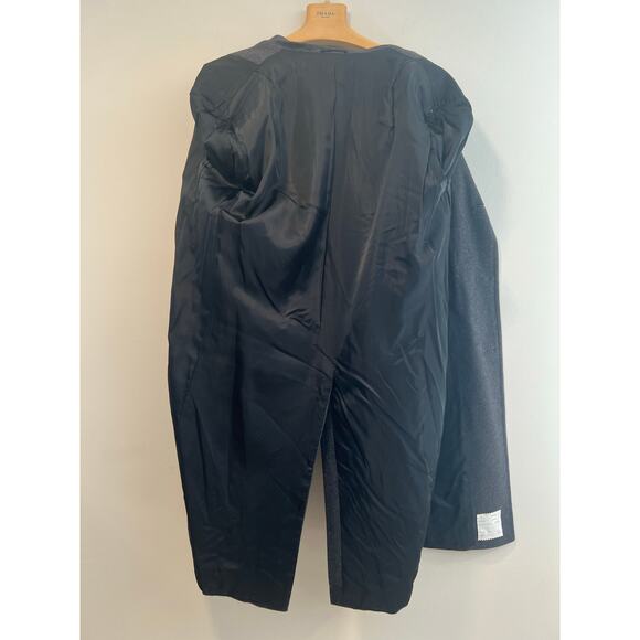 NEW Kiton Cashmere Chincilla 3 Button Overcoat Charcoal Gray Size XL JL - Picture 6 of 12